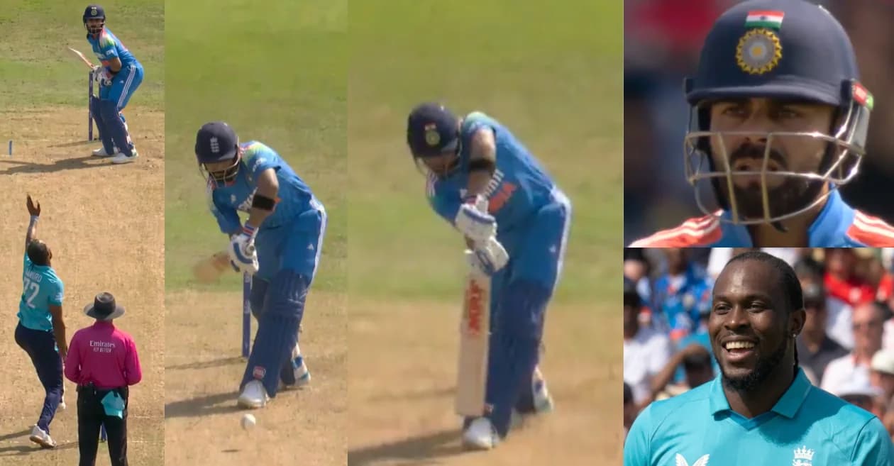 ENG vs IND : Jofra Archer traps Virat Kohli LBW with a peach in the 1st ODI
