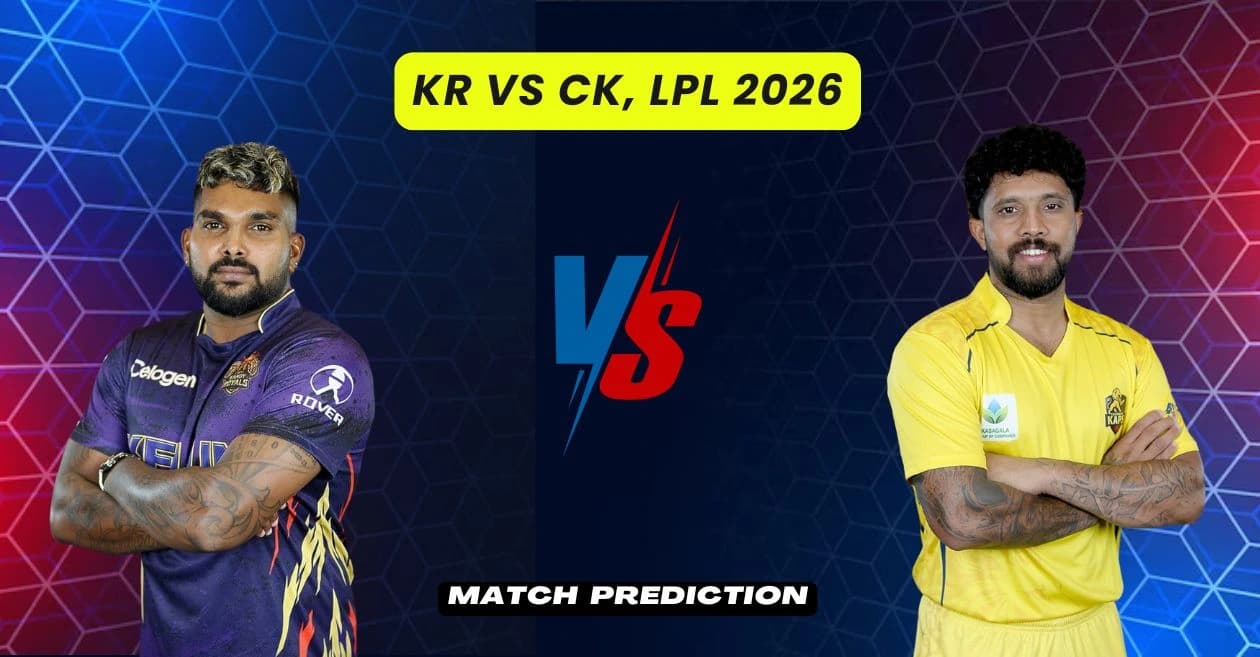 KR vs CK, LPL 2026, Match Prediction: Who will win today’s game between Kandy Royals and Colombo Kaps?
