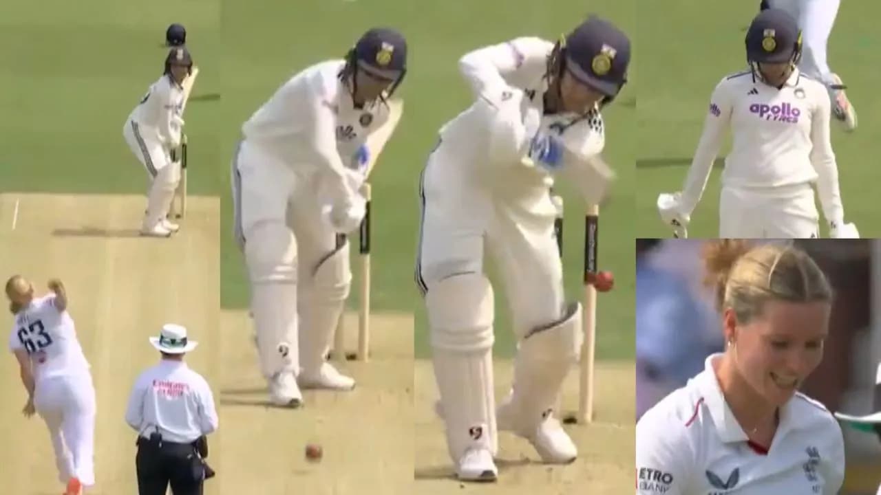 ENG-W vs IND-W : Lauren Bell produces an absolute jaffa to dismiss Yastika Bhatia on Day 1 of the Lord’s Test
