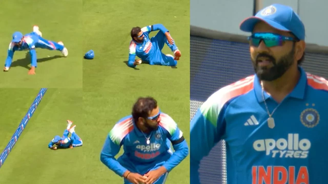 ENG vs IND : Lord’s spectators applaud Rohit Sharma after stunning effort on the boundary in the final ODI