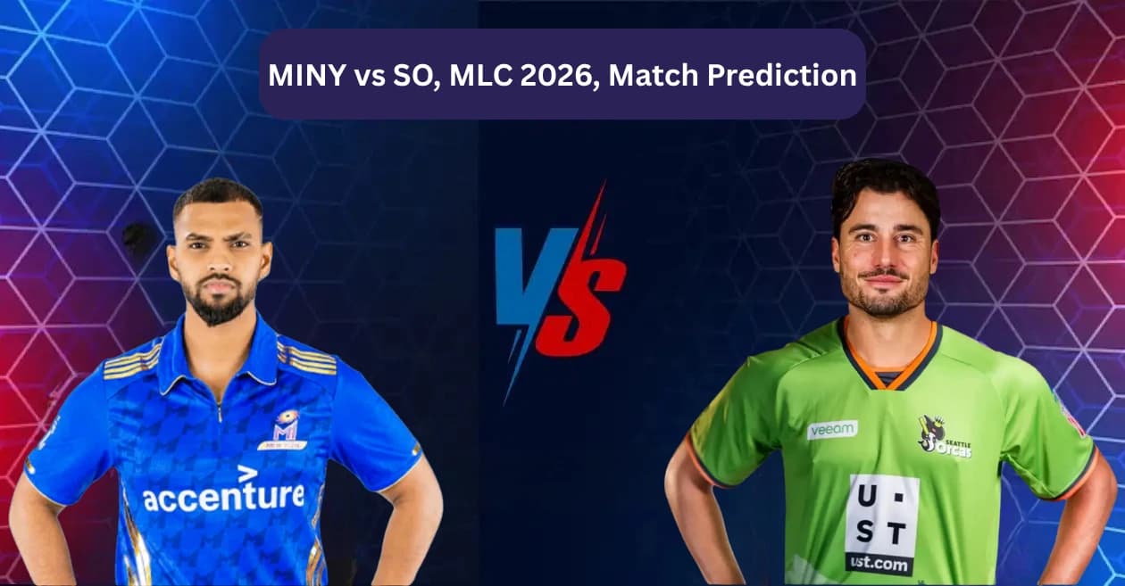 MINY vs SO, MLC 2026, Match Prediction: Who will win today’s game between MI New York and Seattle Orcas?