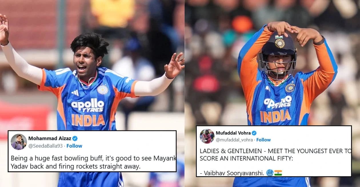 Fans erupt as Mayank Yadav and Vaibhav Suryavanshi sizzle in India’s dominant win over Zimbabwe in 1st T20I