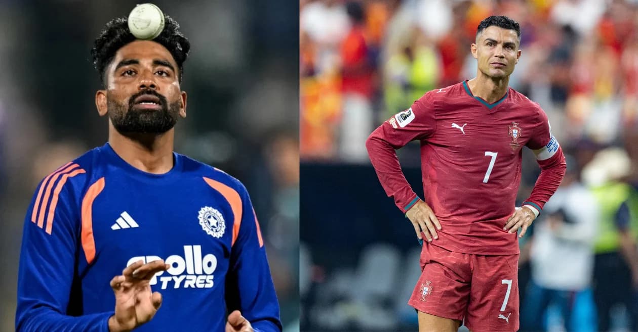 Mohammed Siraj shares heartfelt post for Cristiano Ronaldo after Portugal’s FIFA World Cup 2026 exit
