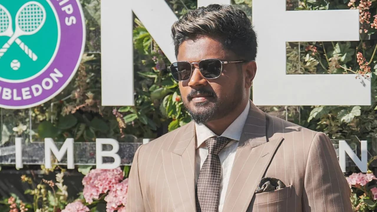 WATCH: Sanju Samson reveals the tennis stars who inspired him as a sportsperson during his Wimbledon 2026 visit