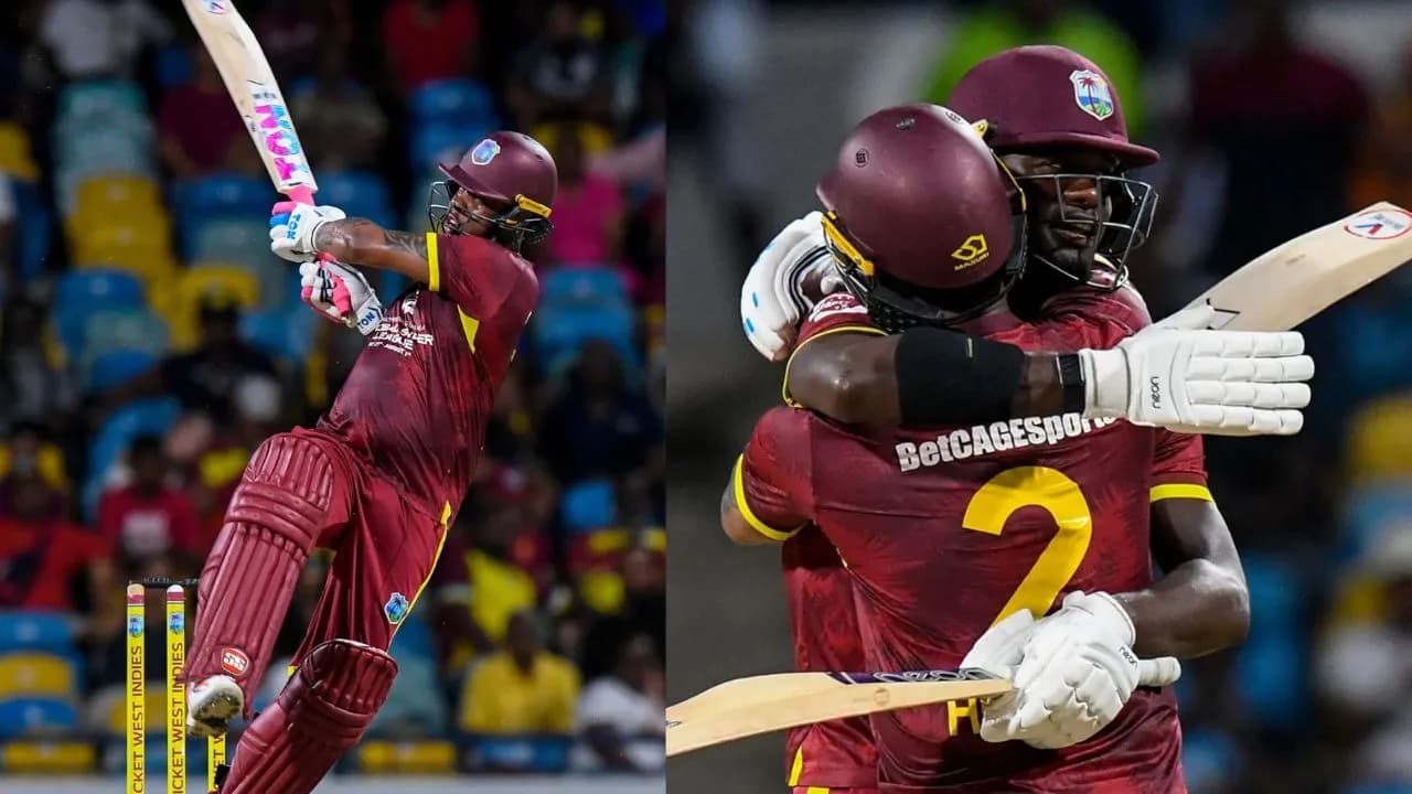 Shimron Hetmyer’s blistering knock powers West Indies to a dominant win over New Zealand in the fifth ODI
