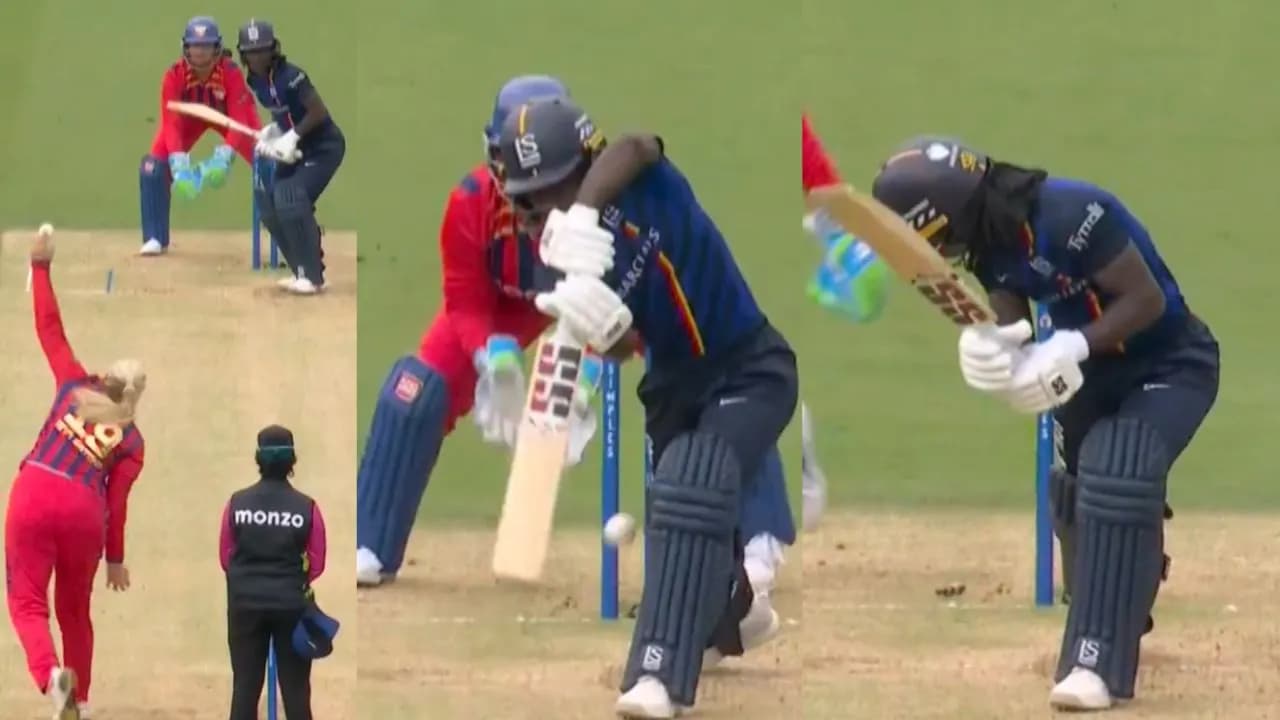 WATCH: Sophie Ecclestone’s brilliant ball sends Deandra Dottin packing as MSG-W dominate LS-W in The Hundred Women’s 2026