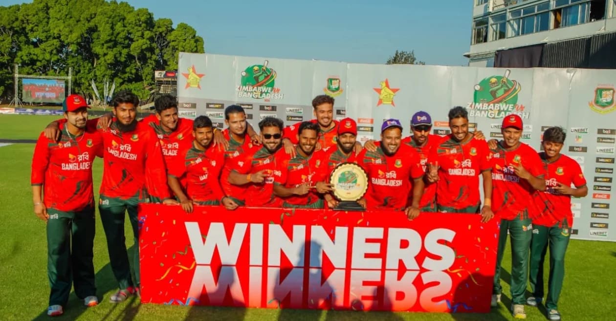 Tanzid Hasan guides Bangladesh to series-clinching win over Zimbabwe in 3rd T20I