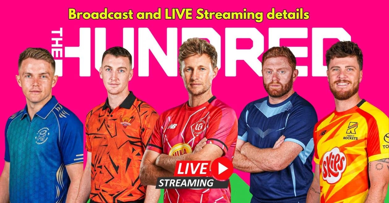 The Hundred Men’s 2026: Broadcast and Live Streaming Details – When and where to watch in India, Australia, USA, UK, Pakistan & other countries