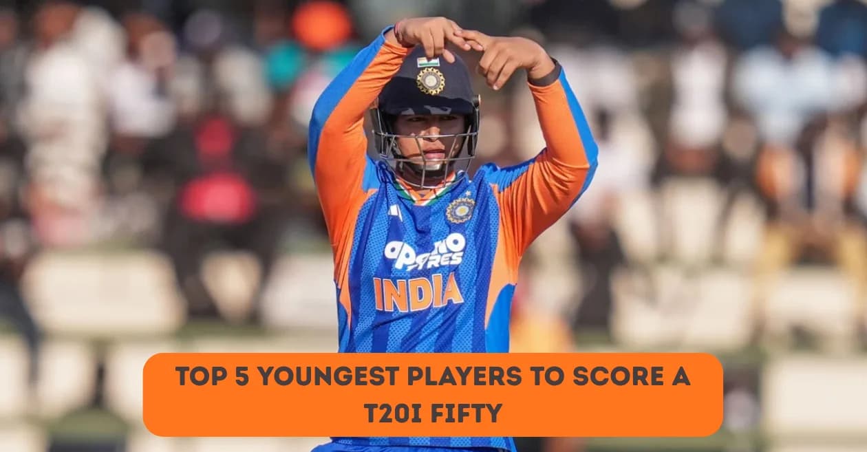 Top 5 youngest players to score a T20I fifty ft. Vaibhav Suryavanshi