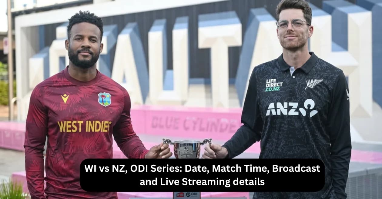 WI vs NZ, ODI Series: Date, Match Time, Broadcast and Live Streaming details