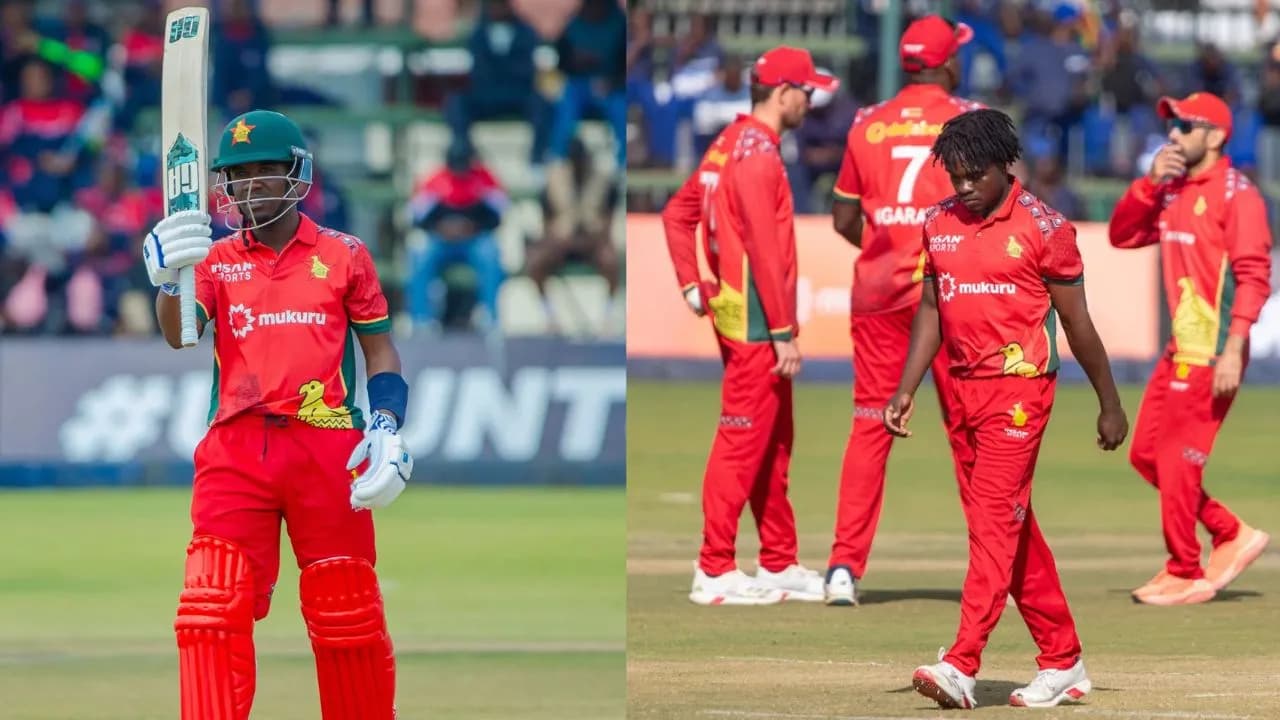 Wessly Madhevere and Newman Nyamhuri return as Zimbabwe name 15-man T20I squad for India series