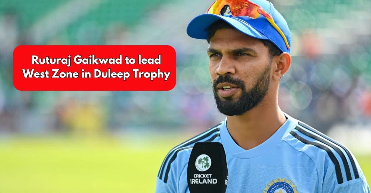 West Zone name squad for Duleep Trophy 2026-27; Ruturaj Gaikwad to lead