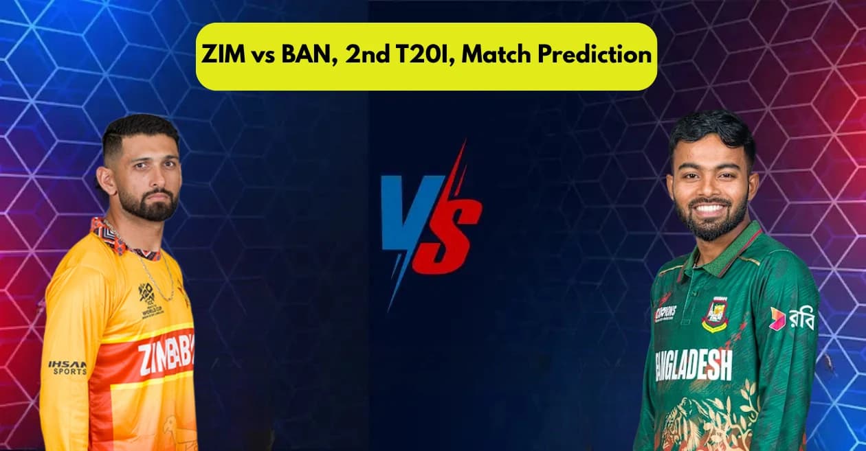 ZIM vs BAN, 2nd T20I, Match Prediction: Who will win today’s game between Zimbabwe and Bangladesh?
