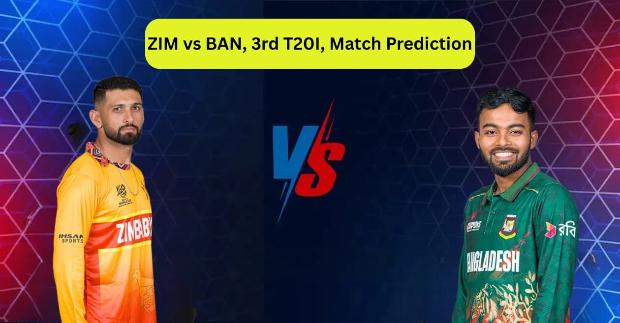 ZIM vs BAN, 3rd T20I, Match Prediction: Who will win today’s game between Zimbabwe and Bangladesh?