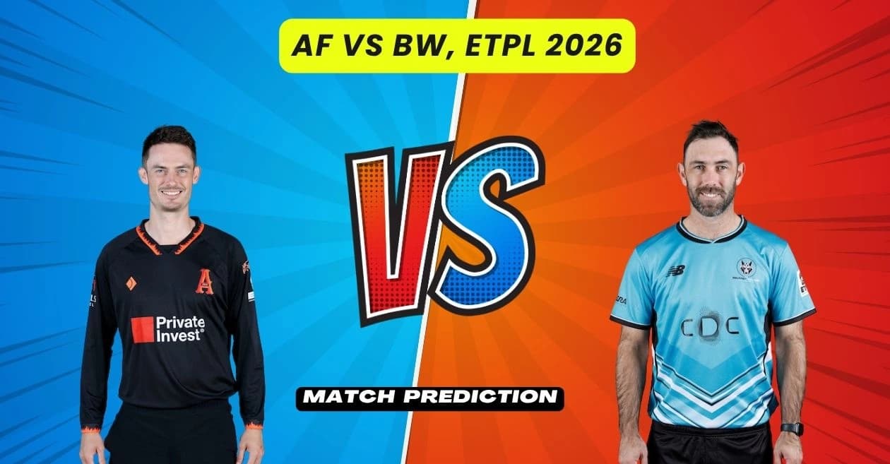 AF vs BW, ETPL 2026, Match Prediction: Who will win today’s game between Amsterdam Flames and Edinburgh Castle Rockers?