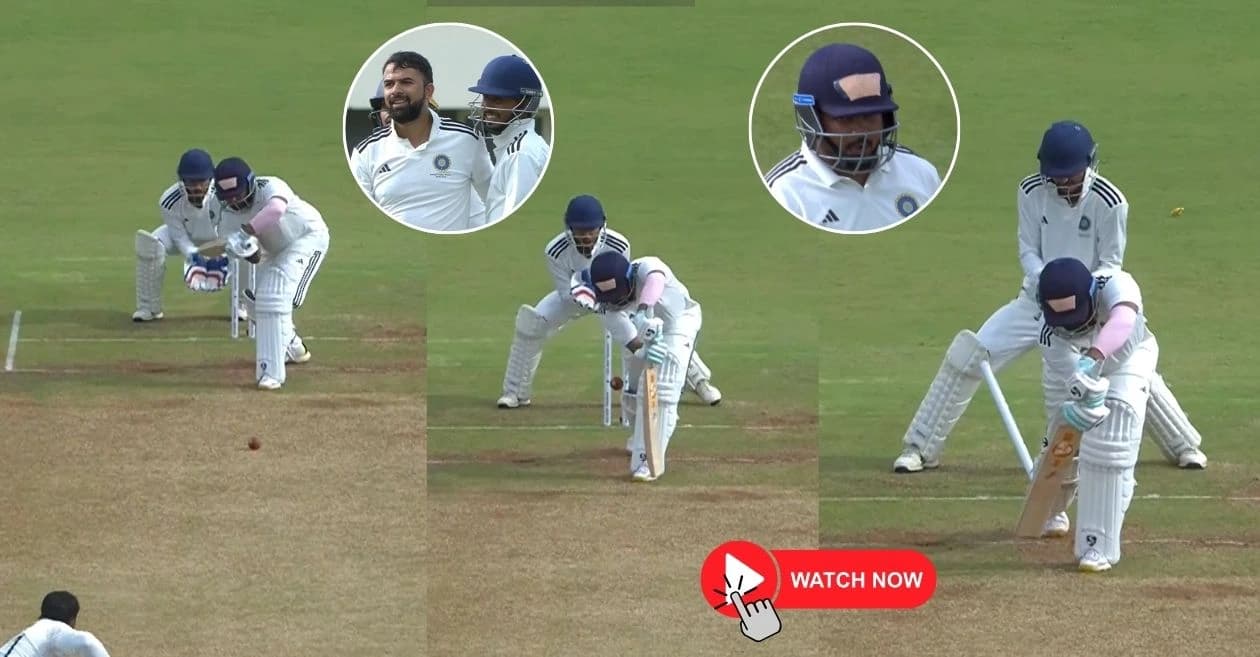 WATCH: Abid Mushtaq cleans up Prithvi Shaw with a peach of a delivery in Duleep Trophy 2026