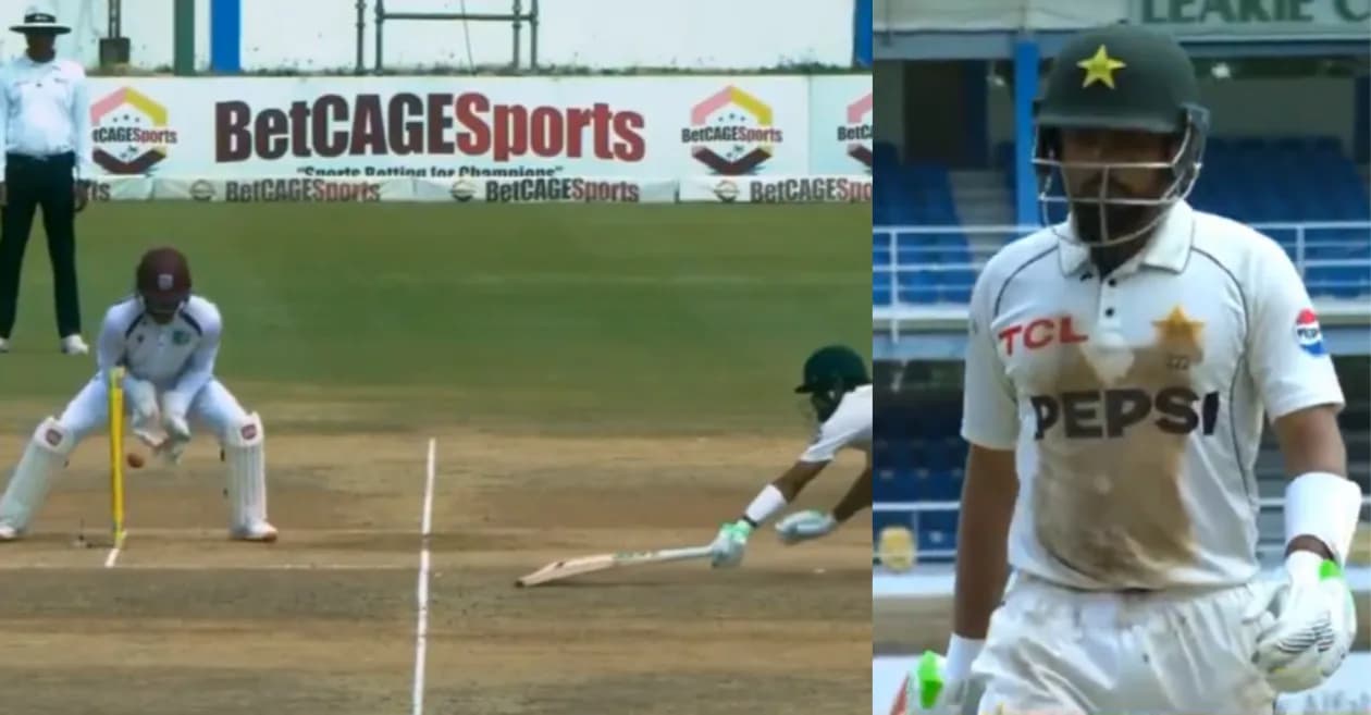 WI vs PAK : Babar Azam’s century hopes end after Brandon King’s stunning direct hit in 2nd Test