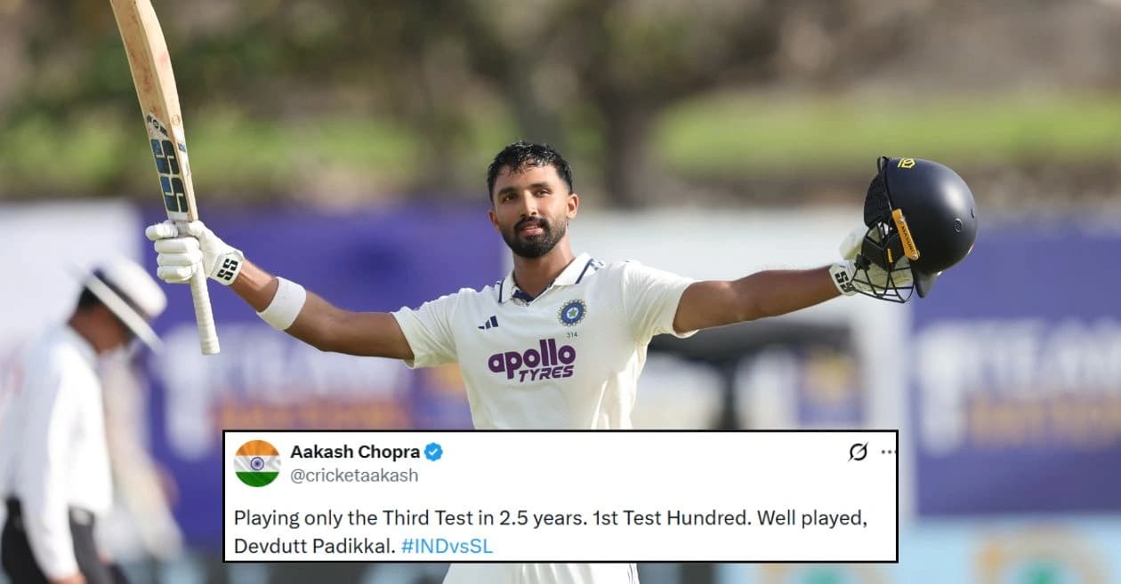 SL vs IND: Fans erupt as Devdutt Padikkal hits maiden century on Day 1 of Galle Test