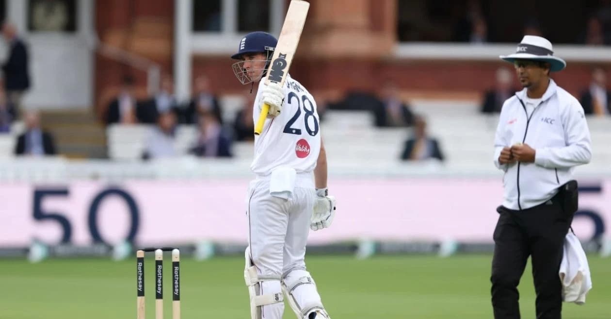 Dan Lawrence leads England’s charge as rain limits action on Day 3 of Lord’s Test against Pakistan