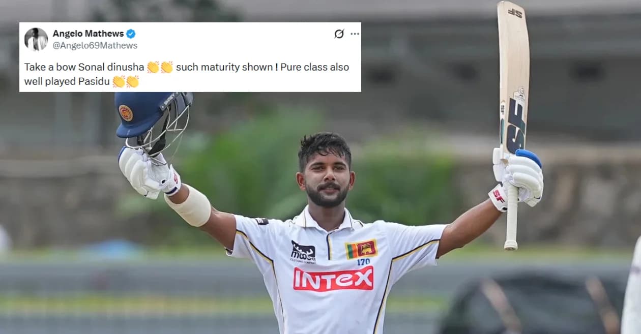 Fans erupt as Sonal Dinusha hits stunning century on Day 4 of Colombo Test – SL vs IND