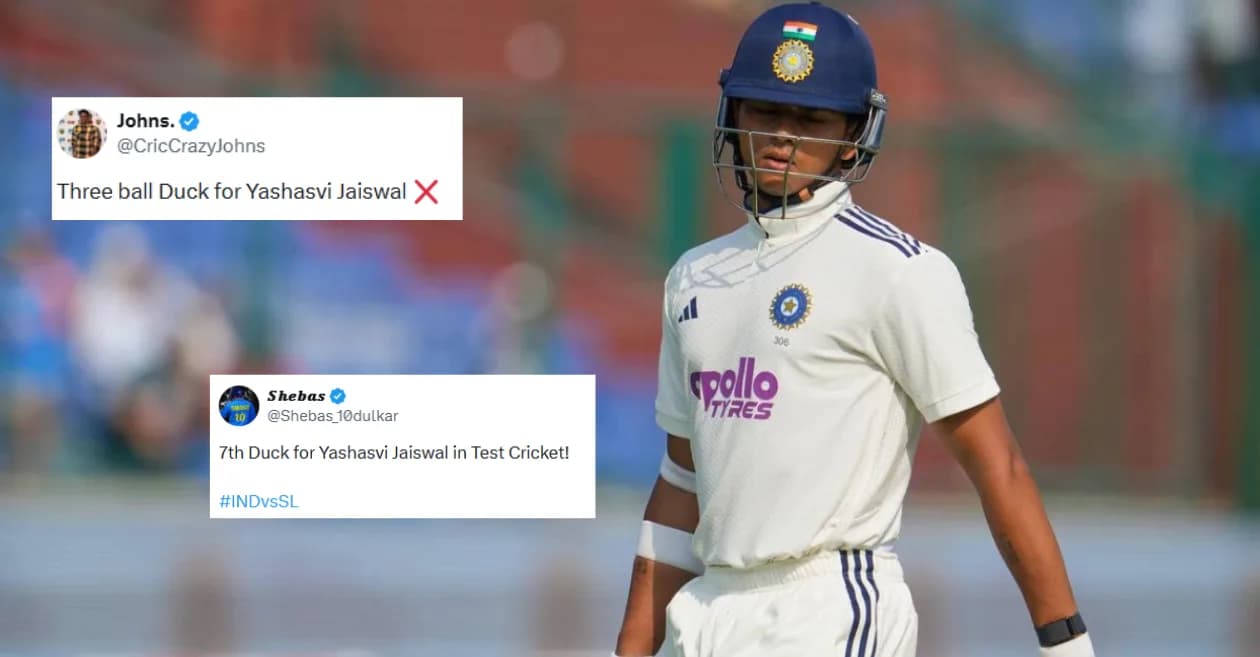 SL vs IND: Fans slam Yashasvi Jaiswal after falling for a duck on Day 4 of Galle Test