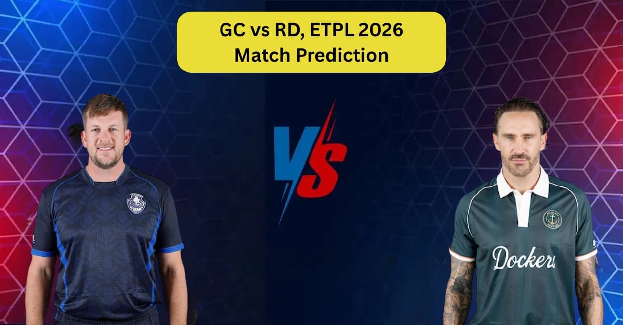 GC vs RD, ETPL 2026, Match Prediction: Who will win today’s game between Glasgow Cosmics and Rotterdam Dockers?