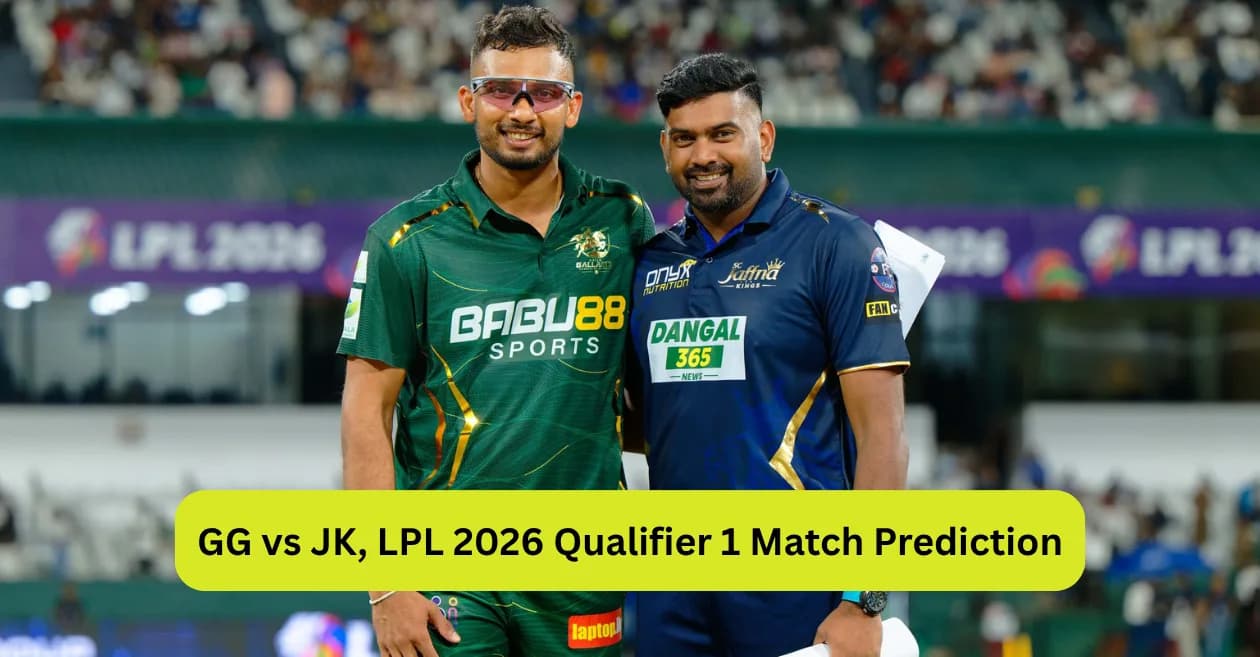 GG vs JK, LPL 2026 Qualifier 1 Match Prediction: Who will win today’s game between Galle Gallants and Jaffna Kings?