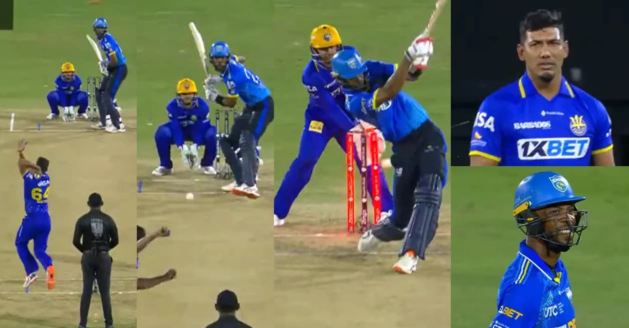 WATCH: Gudakesh Motie rattles Roston Chase’s stumps with a quicker delivery as Barbados Tridents beat St Lucia Kings in CPL 2026