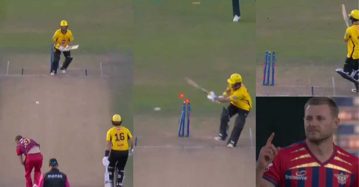 WATCH: Gus Atkinson’s peach castles Ben Duckett for a duck as Manchester Super Giants beat Trent Rockets in The Hundred Men’s 2026