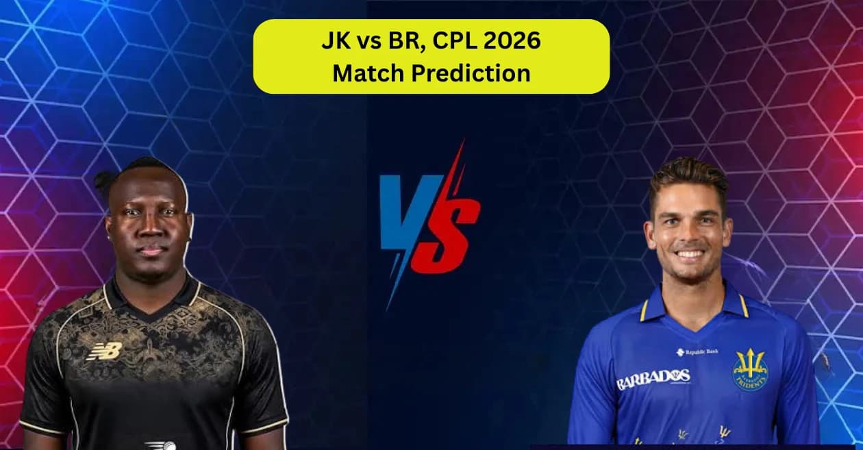 JK vs BR, CPL 2026, Match Prediction: Who will win today’s game between Jamaica Kingsmen and Barbados Royals?