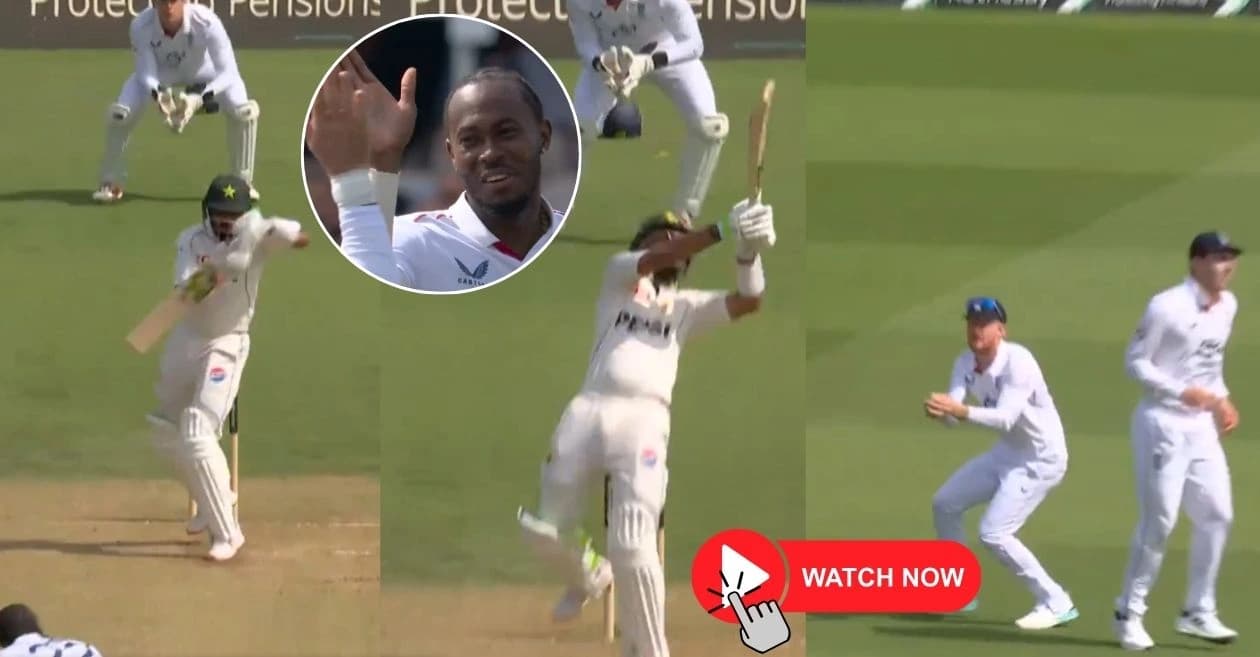 WATCH: Jofra Archer bowls a deadly bouncer to dismiss Babar Azam in Lord’s Test – ENG vs PAK