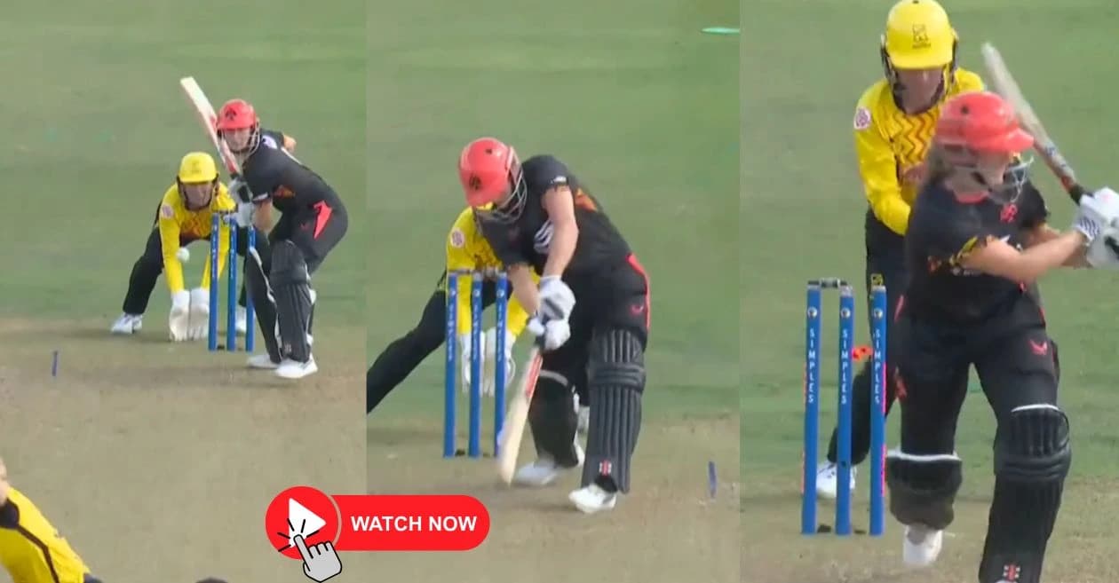 WATCH: Kim Garth cleans up Emma Lamb with a toe-crushing yorker as Trent Rockets beat Birmingham Phoenix at The Hundred Women 2026