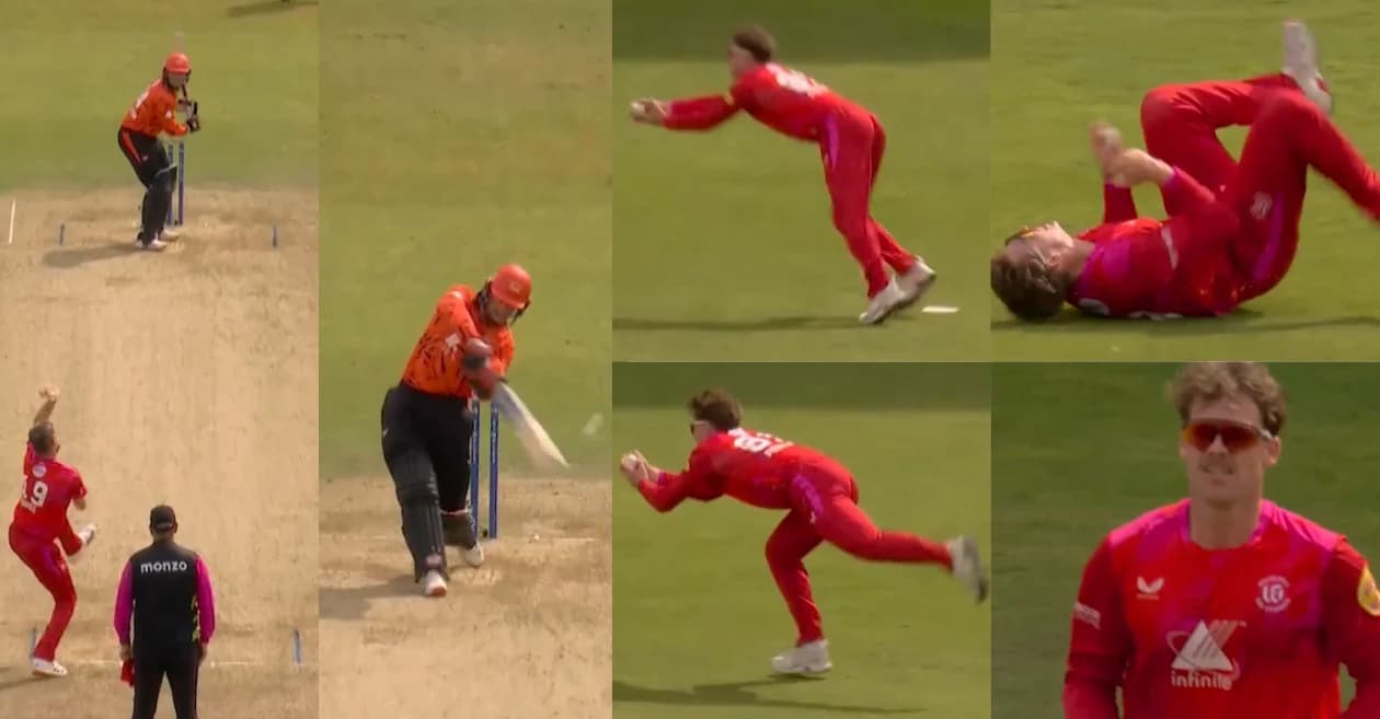 WATCH: Lockie Ferguson takes stunning catch to dismiss Ryan Rickelton as Sunrisers Leeds beat Welsh Fire in The Hundred Men’s 2026