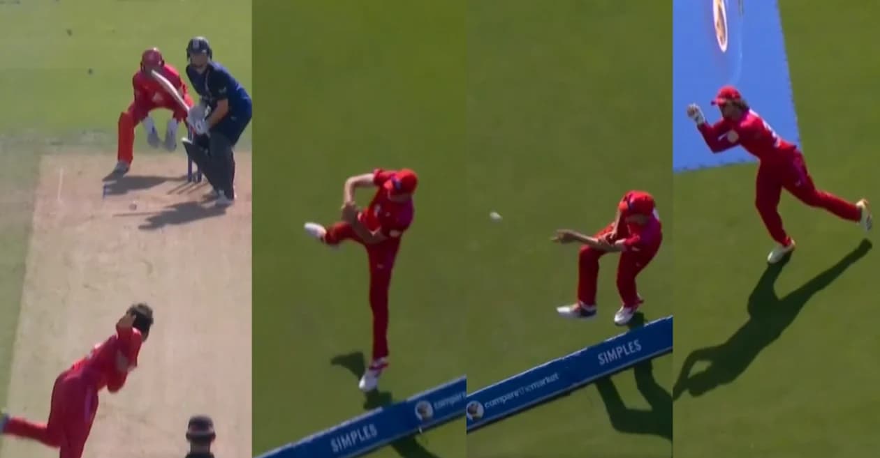 WATCH: Marco Jansen and Tom Kohler-Cadmore pulls off stunning relay catch to dismiss James Coles as London Spirit beat Welsh Fire in The Hundred Men’s 2026