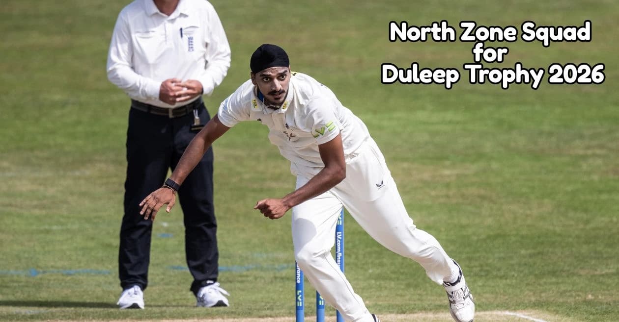 Arshdeep Singh headlines North Zone squad for Duleep Trophy 2026