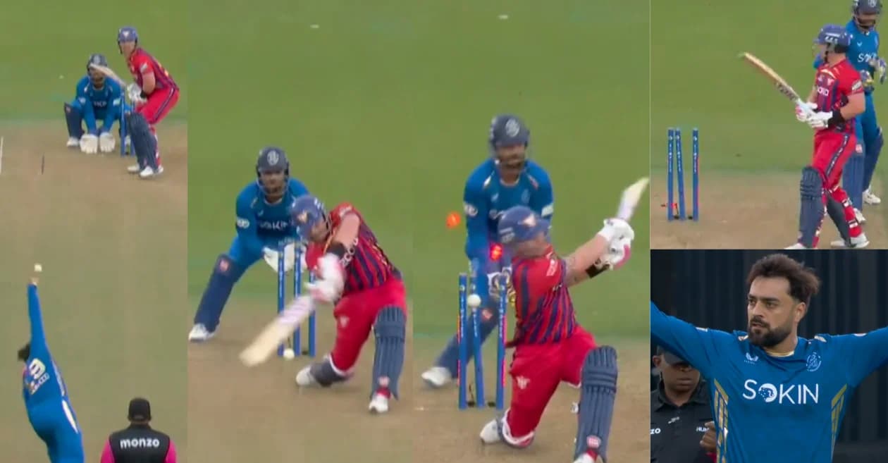 WATCH: Rashid Khan castles Tim Seifert with a brilliant googly as MIL defeat MSG in The Hundred Men’s 2026