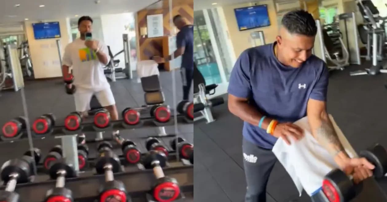 WATCH: Rishabh Pant shares hilarious banter with support staff during gym session ahead of SL vs IND 1st Test