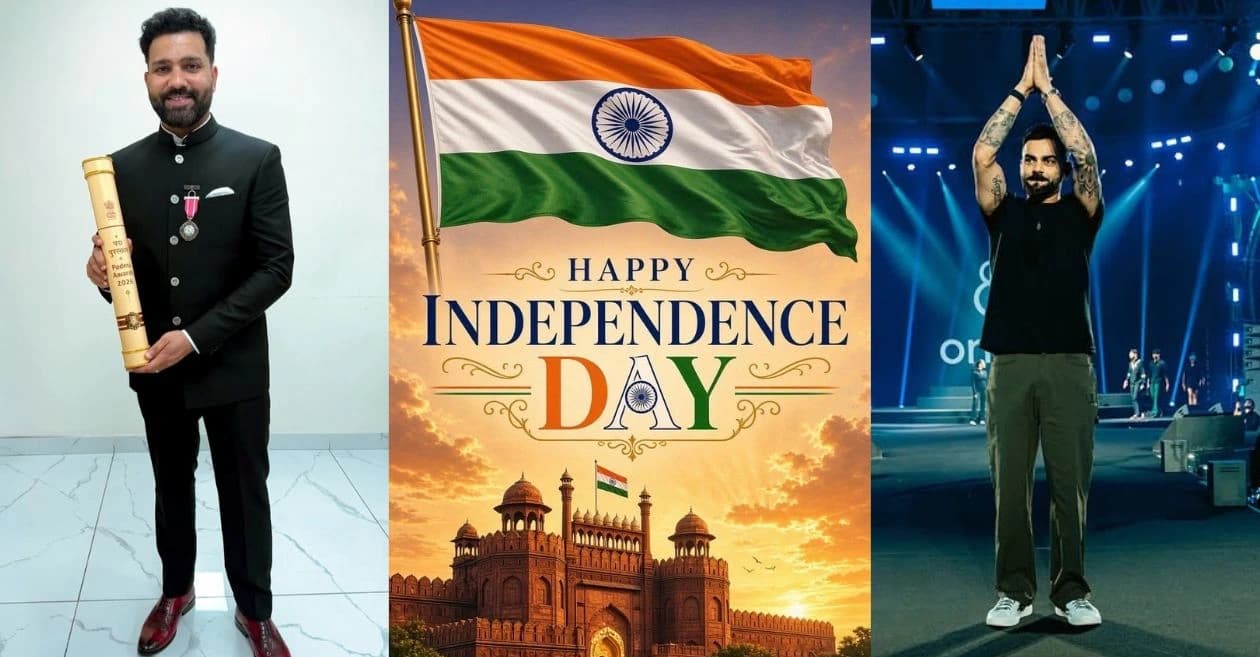 From Rohit Sharma to Virat Kohli: Cricket stars celebrate India’s 80th Independence Day