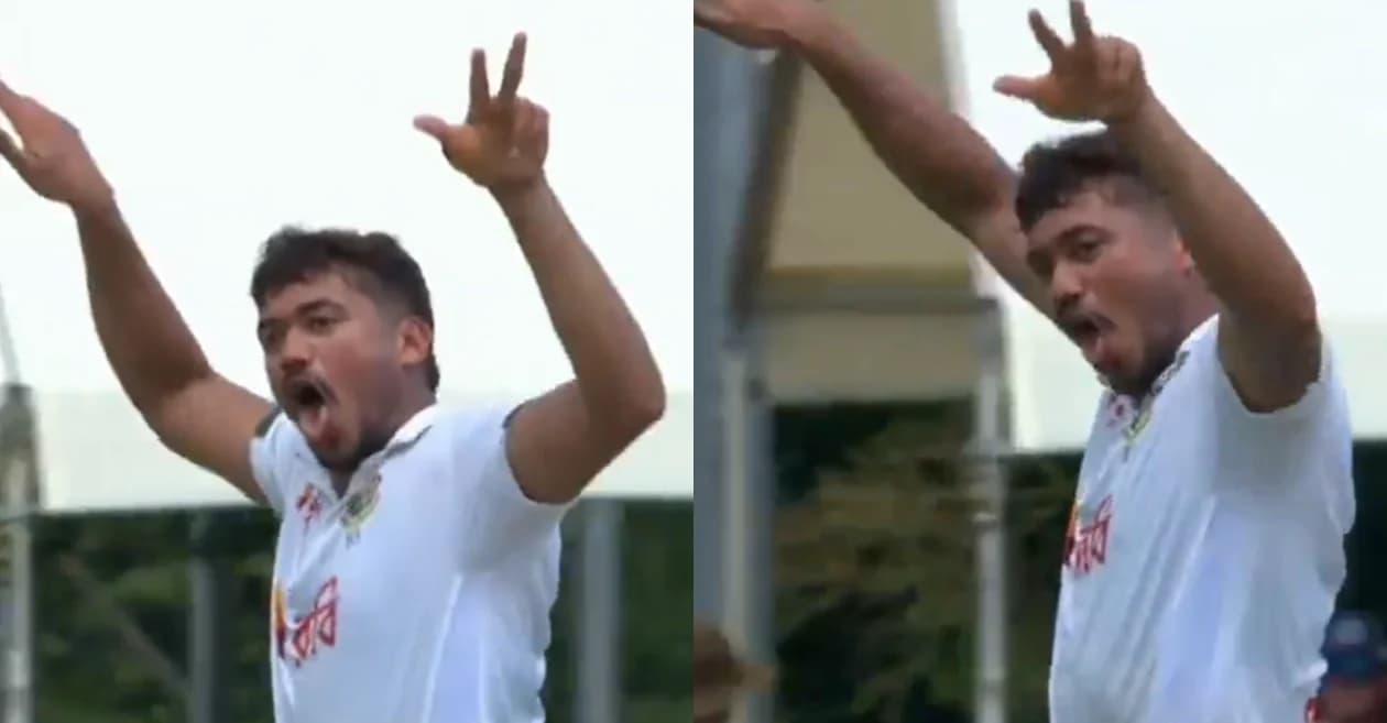 AUS vs BAN : Taskin Ahmed pulls off bizarre celebration after dismissing Cameron Green on Day 1 of 1st Test