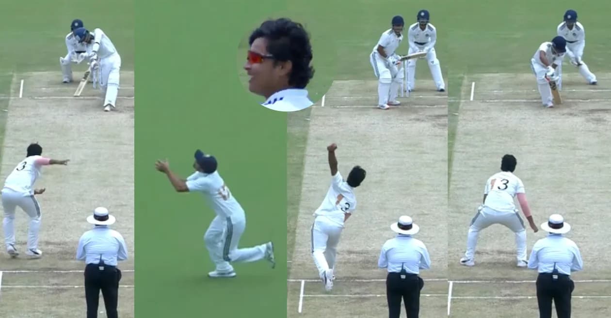 WATCH: Vaibhav Suryavanshi produces stunning bowling spell to pick two wickets in Duleep Trophy 2026
