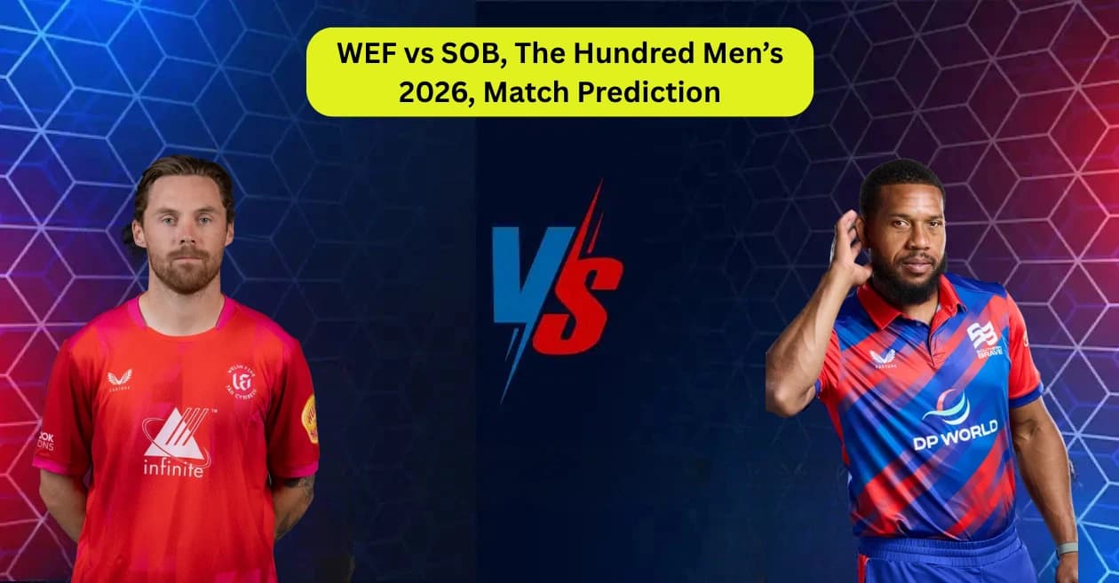 WEF vs SOB, The Hundred Men’s 2026, Match Prediction: Who will win today’s game between Welsh Fire and Southern Brave?