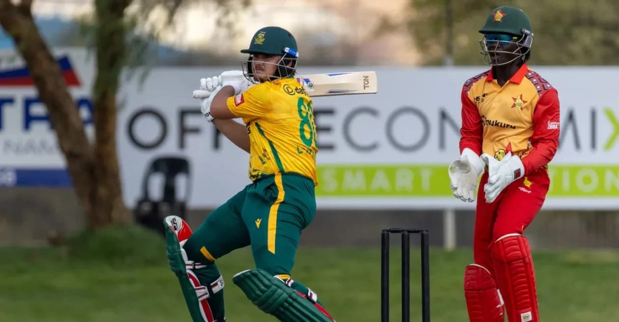 Lhuan-dre Pretorius powers South Africa to dominant win over Zimbabwe in 4th game of T20I tri-series