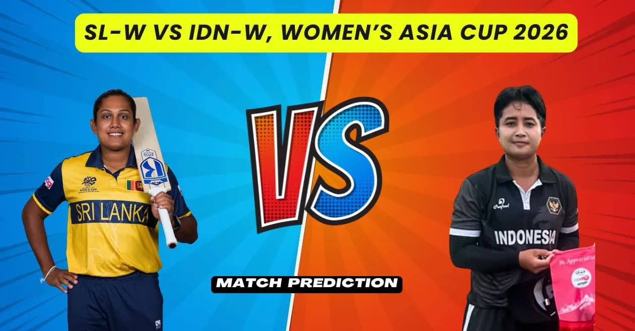 SL-W vs IDN-W, Women’s Asia Cup 2026, Match Prediction: Who will win today’s game between Sri Lanka Women and Indonesia Women?