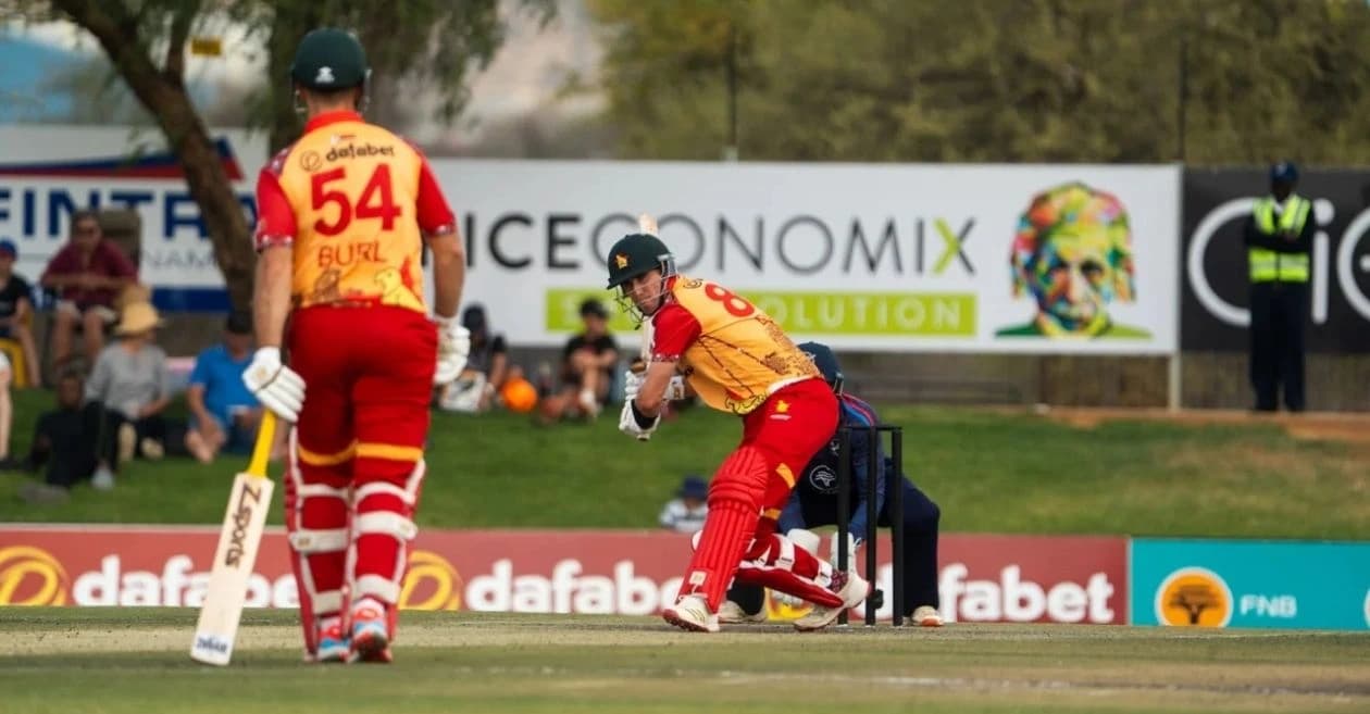 Zimbabwe survive Namibia scare to seal thrilling win in 3rd game of T20I tri-series